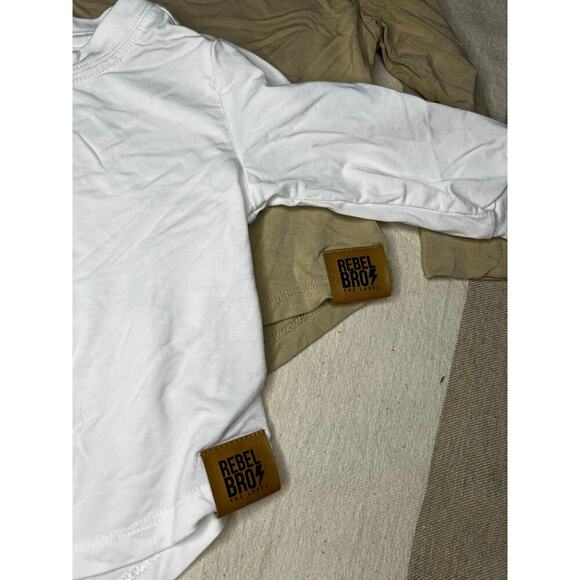 Rebel Bros Bamboo Longsleeve Bundle Size 6-12 Months - Picture 2 of 6